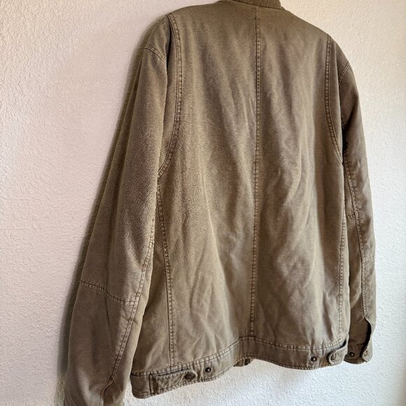 Levi's🤘🏽Canvas Trucker Jacket \\ Size L // Quilted Lining \\ Barn Coat Utility - Picture 12 of 12